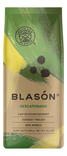 Café Molido Descafeinado Gourmet Blason 400 Grs