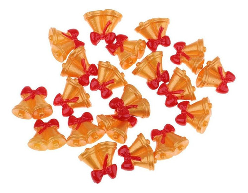Bake 20 Piezas De En Miniatura, Amarillo, Rojo, Campanas