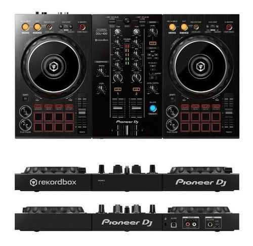 Imagen 3 de 6 de Controlador De Dj Pioneer Ddj-400 Profesional Usb