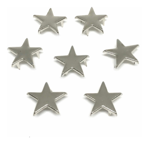 Tachas Estrella 20mm. Pack 100 Unidades. 3 Patas.