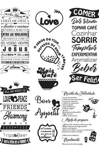Arquivos Frases Cafe Adesivos Lase Router Cnc Corel