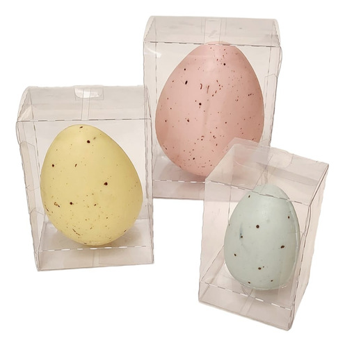 10 Estuches Acetato Para Huevos Pascua N12