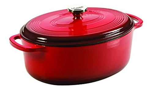 Lodge Ec7od43 Hierro Fundido Esmaltado Oval Dutch Oven 7quar