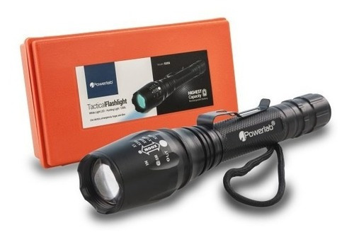 Linterna Powerlab Tactical Flashlight 8508 Led Larga 1200lm