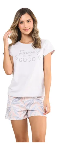 Pijama Short Para Mujer Ladypalm
