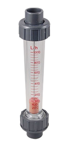 Medidor De Flujo Rotametro Agua Liquido Medicion 100-1000l/h Flujometro