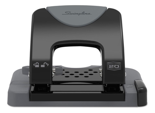 Swingline 2 Hole Punch, Hole Puncher, Smarttouch, 20 Sheet P