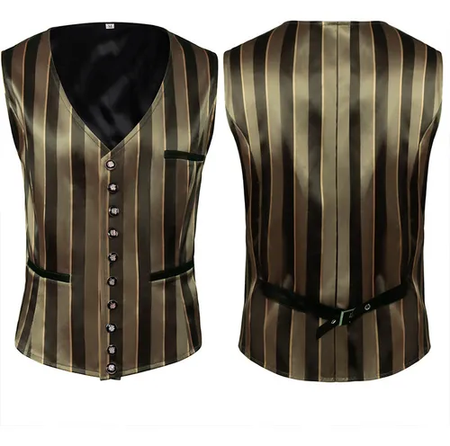 comprar Disfraz De Escenario Para Hombre Con Chaleco Gótico Medieval