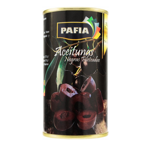 Aceitunas Negras Fileteadas Pafia 350gr