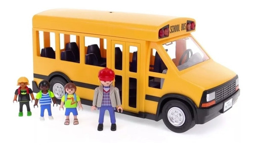 Playmobil 5680 Autobus Escolar C/ Luces Colectivo School Bus