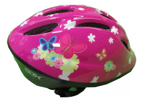 Casco Bicicleta Sbk R8a Infantil Niño Regulable Estamp Flor