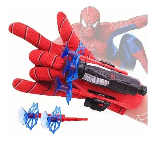 Guantes De Spiderman Plástico Lanzador De Juguete Para Niños