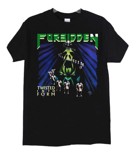 Polera Forbidden Twisted Into Form Metal Abominatron