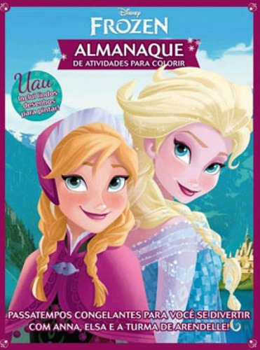 Disney - Frozen - Almanaque De Atividades Para Colorir, De Disney. Editora On Line, Capa Mole Em Português