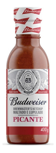 Ketchup Picante Budweiser Squeeze 400g