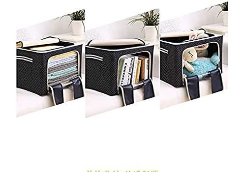 Imagen 5 de 7 de Caja Organizadora Tela Ropa Placard 39x29x20cm Doble Cierre