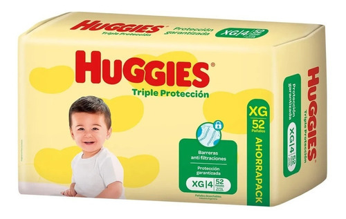 Huggies Classic Triple Protección Pack Ahorro Xgx104 Género Sin género Tamaño Extra grande (XG)