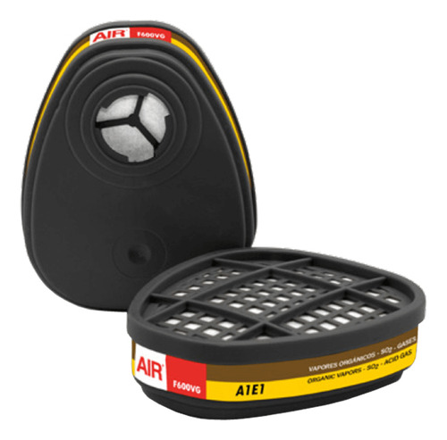 Cartucho Air F600vg Para Gases Acidos Y Vapores Organicos