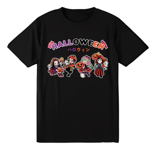 Playera Demon Slayer - Especial Halloween Chibis