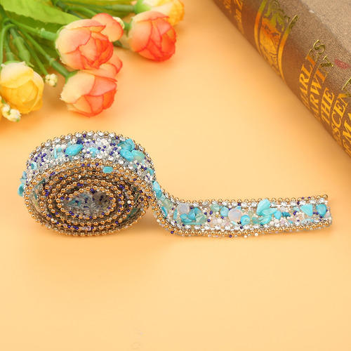 Cinta De Diamantes De Imitación De 100 X 2 Cm, Rollo De Envo