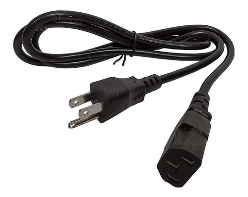 Cable De Poder Para Pc Y Monitor De 1.5m