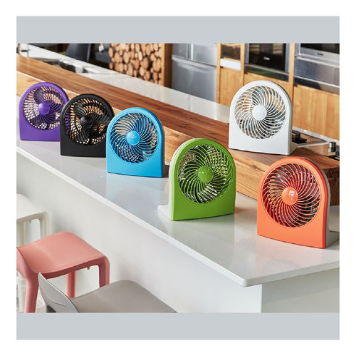 Ventilador De Escritorio 9 Mytek 3199 Azul 2 Vel Plastico