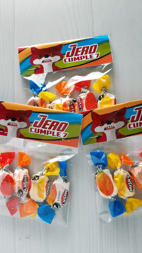 Candy Bar Fugger Golosinas Personalizadas 10 Niños