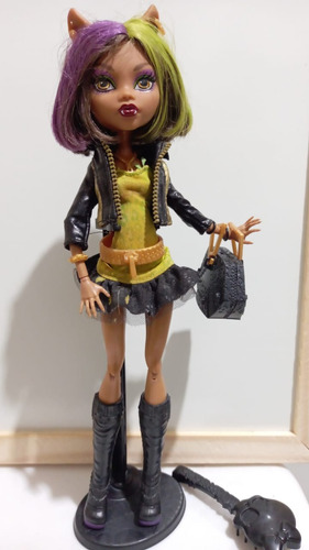 Monster High Clawdeen Wolf New Scaremester Wave 1 + Diário