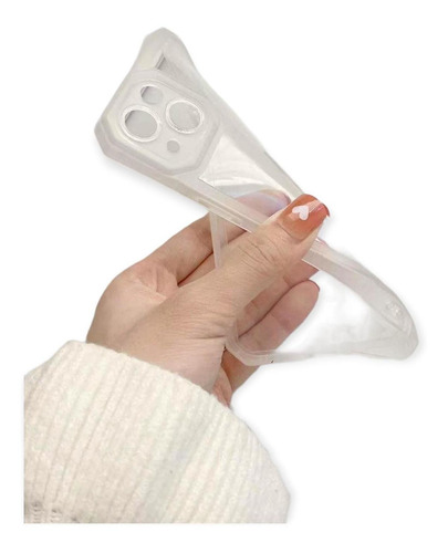 Imagen 6 de 7 de Funda Goma Porta Tarjeta Para Oppo + Mica Protector Fuerte