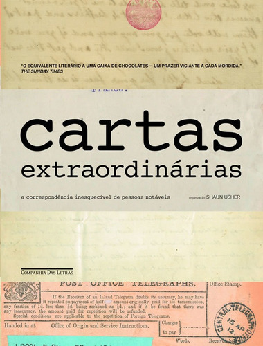 Cartas Extraordinárias, De Vários Autores. Editora Companhia Das Letras, Capa Mole Em Português