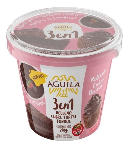 Pasta Rell Untable Aguila 3 En 1 X290 Grm*golosinas Del Sur*