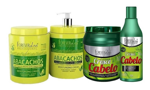 Kit Abacachos, Shampoo E Máscara Cresce Cabelo 1kg