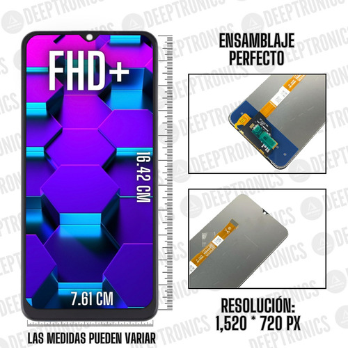 Pantalla Compatible Con Vivo Y20/y20i + Pegamento