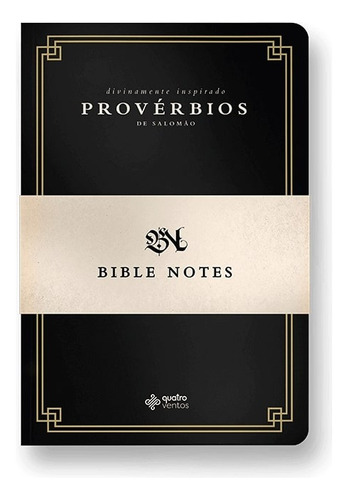 BIBLE NOTES - Provérbios de Salomão, de Quatro Ventos. Editora Quatro Ventos Ltda, capa mole em português, 2020