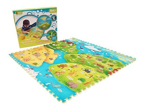 I Mat Mi Animal Mundo Tapete De Juego Educativo Suave