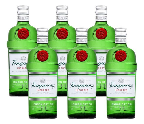 Ginebra Tanqueray London Dry 750 Ml - 6 Pack