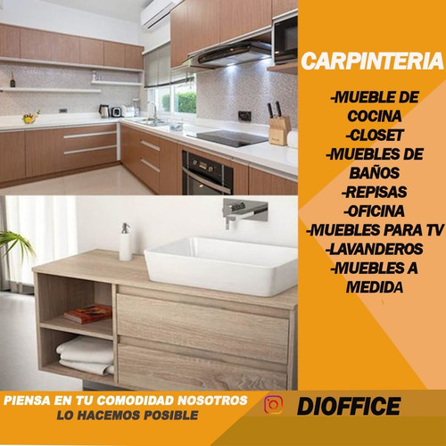 Imagen 2 de 4 de Mueble Para Lavamanos Moderno