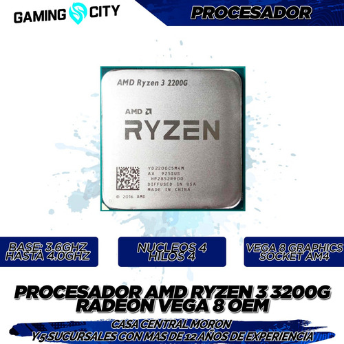 Imagen 3 de 8 de Pc Armada Gamer Amd Ryzen 3 3200g 16gb Ram 480g Ssd