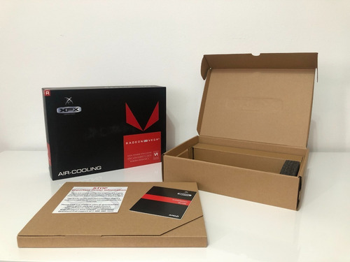 Imagem 2 de 5 de Caixa Da Placa De Vídeo Radeon Rx Vega 56 Xfx Air Cooling