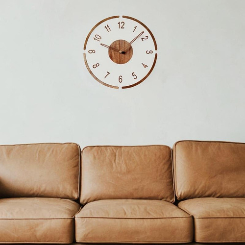 Reloj Colgante De Pared Fácil De Leer, 12 Números