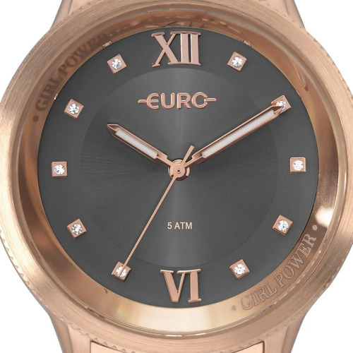 Imagem 2 de 10 de Relógio Euro Girl Power Feminino Rosé Eu2036yof 4f