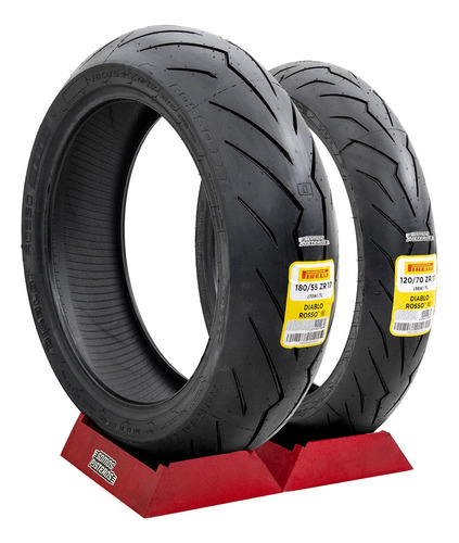 Llantas Pirelli Diablo Rosso Iii 120/70 17 Y 180/55 17 R6r