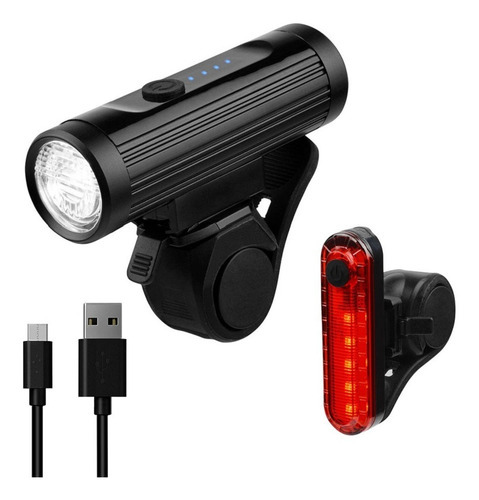 Kit Farol Bike Xplore 700 Lumens+ Sinalizador Tras. 10lúmens