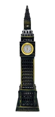 Réplica Reloj Big Ben Londres Metálico Inglaterra 24cm Mnr