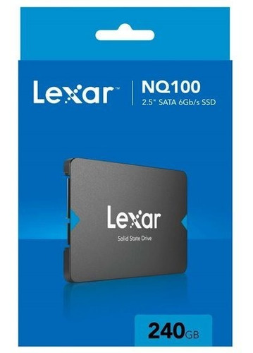 Imagen 6 de 8 de Disco Solido Interno Lexar Ssd 240gb Sata 3 2.5 Pc Notebook