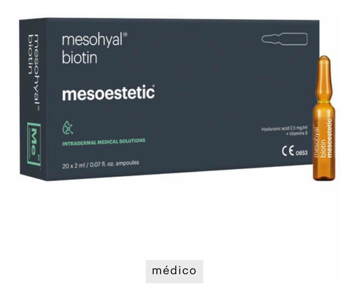 Mesoterapia  Mesohyal Biotin Intradermal Mesoestetic 10x2ml