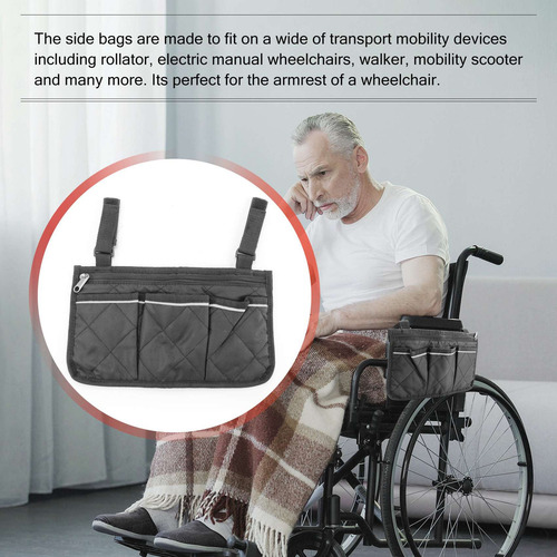 L Bolsa Lateral Para Silla De Ruedas Para Espalda Bolsa De