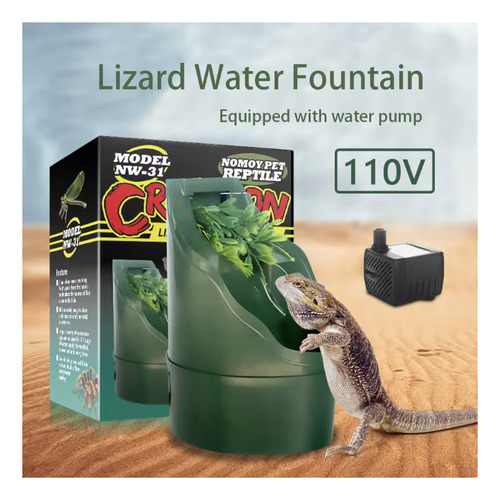 Fuente Bebedero Para Camaleón Guecos Iguanas Y Reptiles