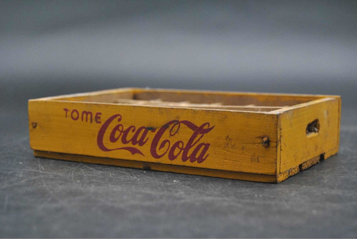 Antiguo Cajón Jueguete Coca Cola X 24 Viejo Vintage