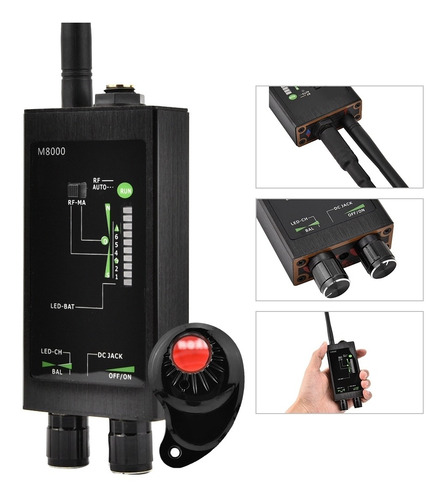 M8000 Radio Anti-espía Detector De Señal De Seguimiento Auto